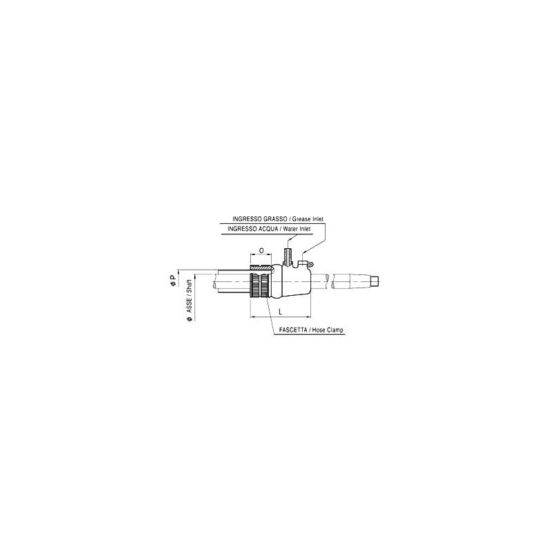 TENUTA RMTA Ø MM.30 ORO SEALS RMTA WITH BRONZE BEARING FOR SHAFT. Ø MM.35