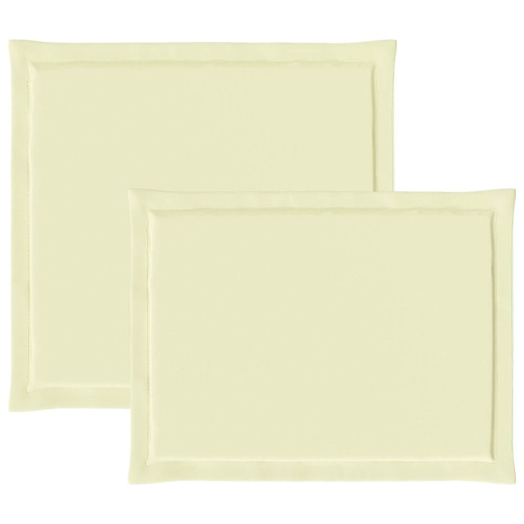 Cuscini per Seduta e Schienale 2 pcs Crema 47 x 45 x 2 cm 899973