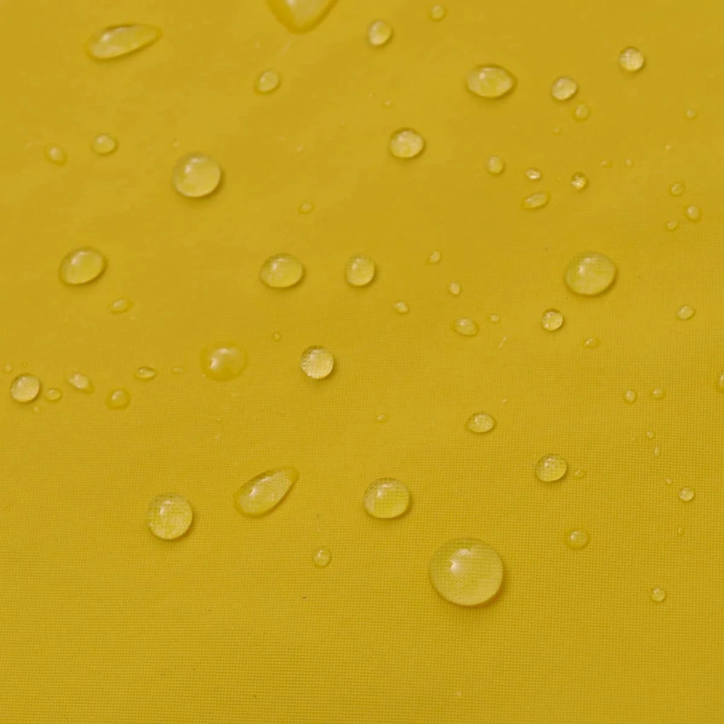 Impermeabile Verde resistente a 2 pezzi con cappuccio Giallo XL 130778