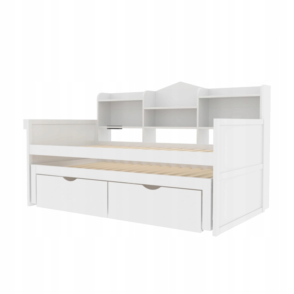 Sof?? letto pieghevole - Xylo - 90x190 - Bianco - USB