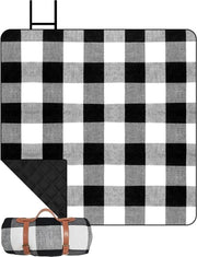 Decken per Esterno Impermeabile per Camping e Spiaggia - Pieghevole e Trasportabile - Ombrellone per Picnic e Camping - 150 x 200 cm Nero