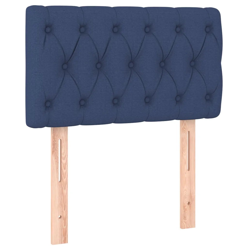 Letto a Molle con Materasso e LED Blu 80x200 cm in Tessuto 3133355