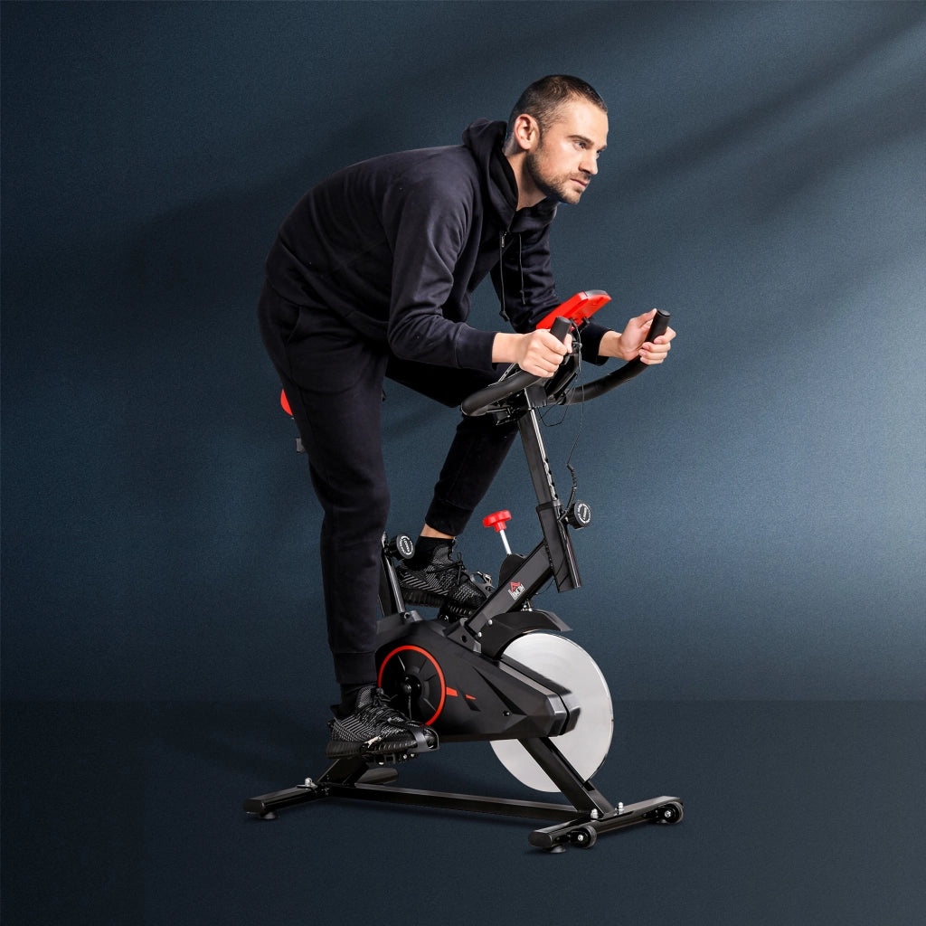 Cyclette da Camera ¨C Xylo ¨C Resistenza Regolabile, Monitor LCD, Sensore Cardio, Volano 6kg, Max 100kg