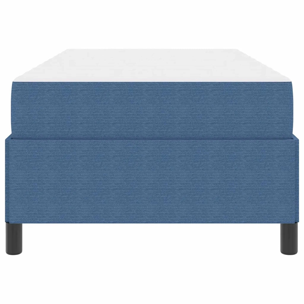 Struttura del letto con materasso Blu 90 x 200 cm Tessuto 3399103