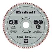 Einhell DISCO DIAMANTATO PER TAGLIAPIASTRELLE  mm. 180x25,4x2,2
