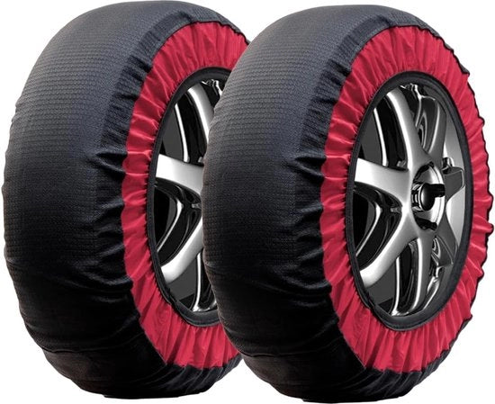 Sneeuwcatene per Auto Tessuto Sneeuwcatene Lavabili Montaggio Rapido KE76