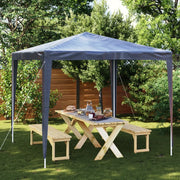 Tenda per Feste-Tenda Gazebo 2,5x2,5 m Blu