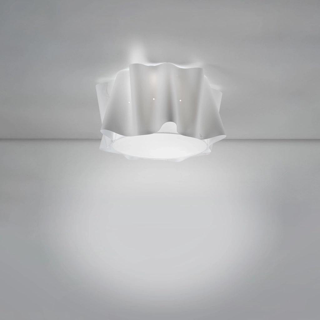 Plafoniera Moderna Folio Polilux ® Bianco 3 Luci E27