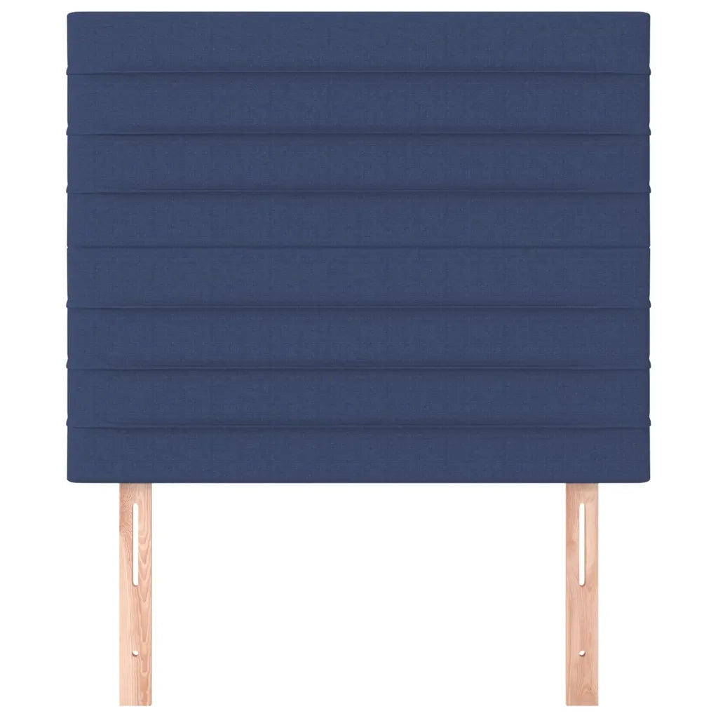 Testiera | Testata Blu 90x5x118/128 cm Tessuto