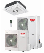 Condizionatore a Cassetta 4 Vie 90x90 Riello 48000 Btu AARIA PRO P AMK 140 P Trifase R-32 con Pannello e Telecomando inclusi