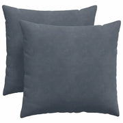 Cuscini da Divano 2 pz | Cuscini per sedie Grigio scuro 45 x 45 cm