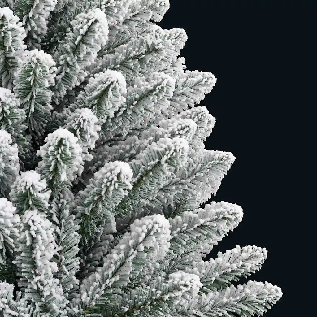 Albero di Natale artificiale con 150 LED Verde e Bianco 150 cm 3395743