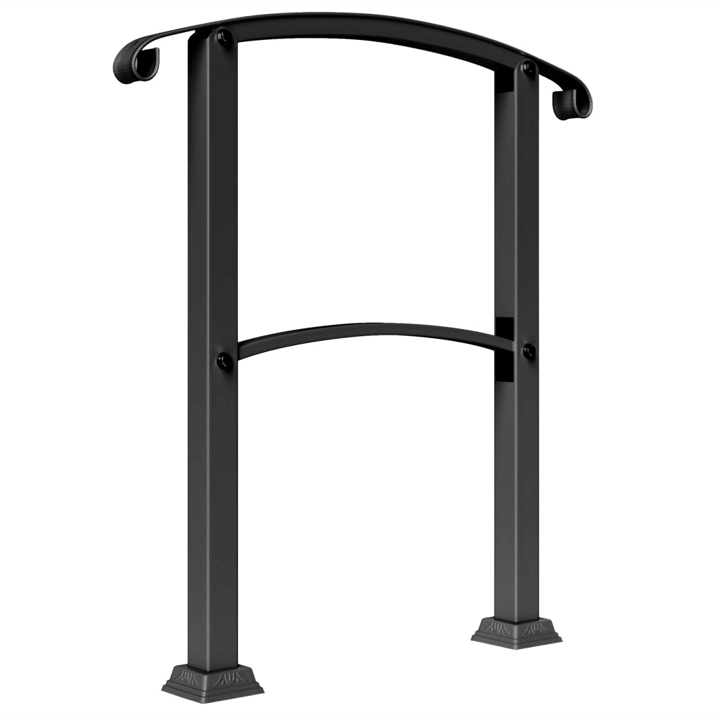 Scala a 3 Gradini ¨C Minimal ¨C 71x8x148 cm Nero