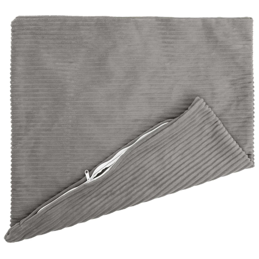 Federa 2 pcs HEERLEN Grigio Chiaro 80 x 80 cm corduroy 913581