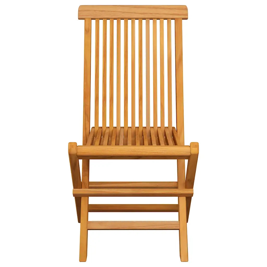 Sedie da Giardino con Cuscini Crema 8 pz in Massello di Teak 3072919