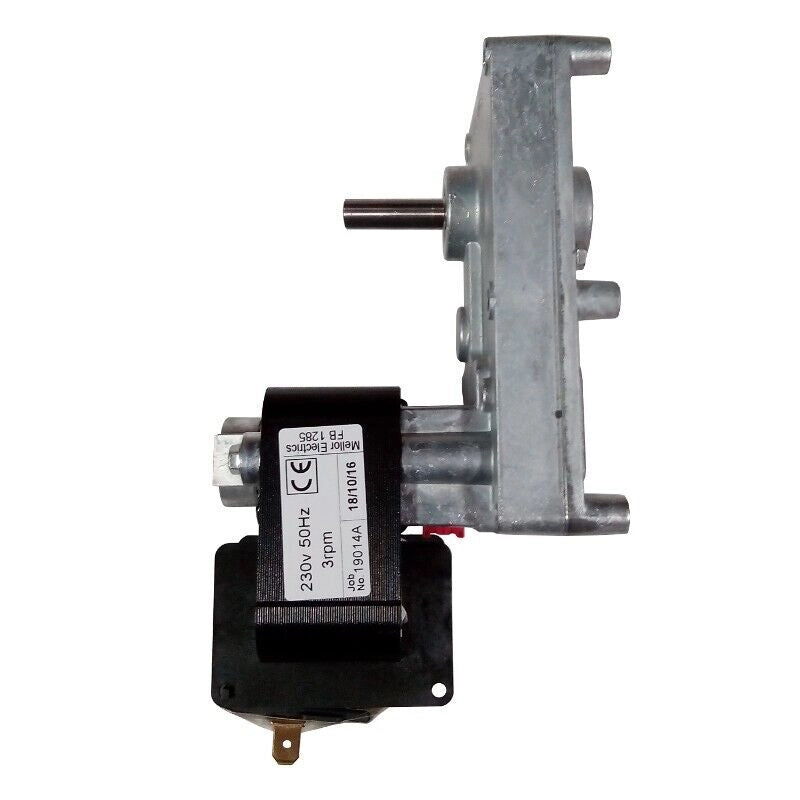 Ricambistufeapellet Mellor Motoriduttore stufe a Pellet T3 3rpm Pacco 32mm Albero 8,5 Encoder FB1285 Clam 05023012 05010034