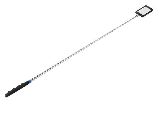 Specchio di lavoro portatile - Raffreddamento estensibile - Flessibile e regolabile - Telescopico - Illuminazione LED - Adatto per il cambio ruota