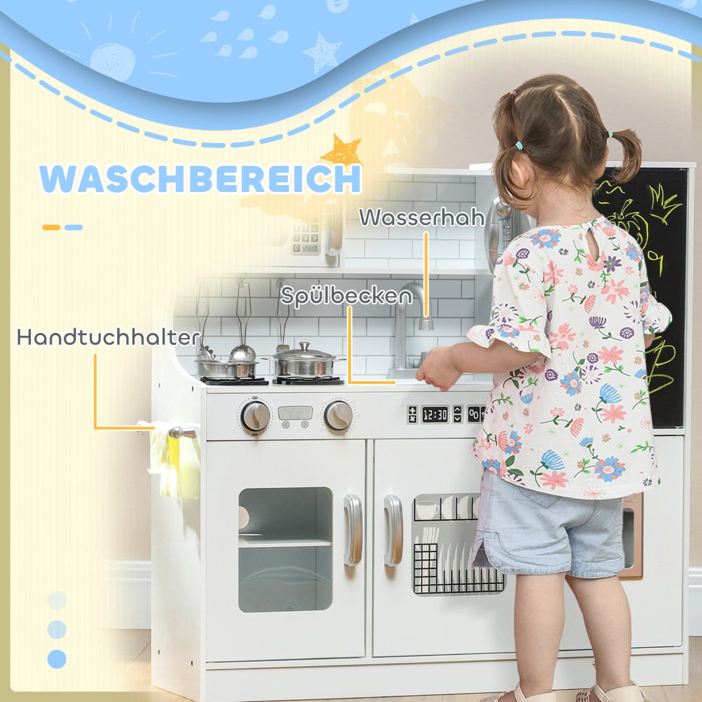 Cucina Giocattolo per Bambini ¨C Minimal ¨C Bianco