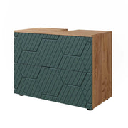 Vicco Mobiletto Verde 41 cm con 2 cassetti