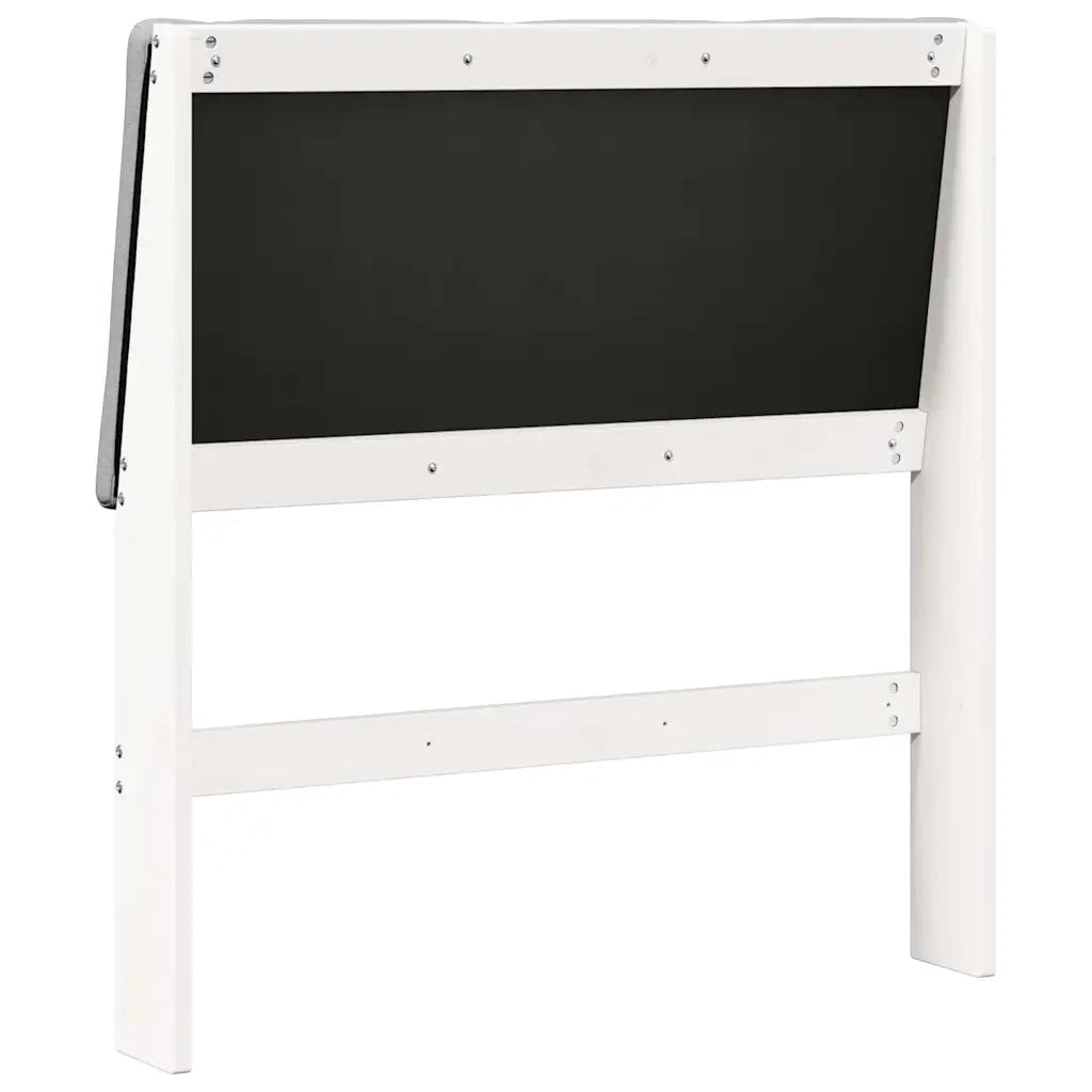 Testiera | Testata imbottita Grigio chiaro 100 cm Pino massello