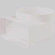 GOMITO 90  ° TONDORETTANGOLARE   EE ? 100  55 x 110 mm     VECAM