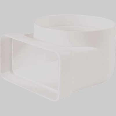 GOMITO 90  ° TONDORETTANGOLARE   EE ? 100  55 x 110 mm     VECAM