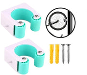Sostegno per bicicletta - Supporto per mountain bike - Parcheggio - Materiale ABS - Plastica - Risparmio di spazio - Adatto per pneumatici 1,75-2,4 pollici