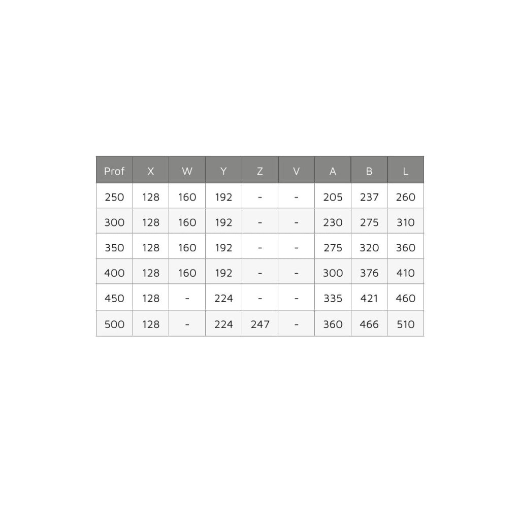 Guide a Scomparsa Silver per Cassetti ad Estrazione Totale P250 Zincato Bianco Acciaio Emuca