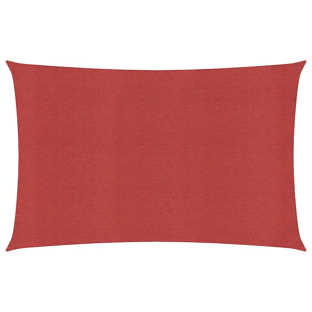 Vela Parasole 160 g/m² Rossa 2,5x5 m in HDPE 311621