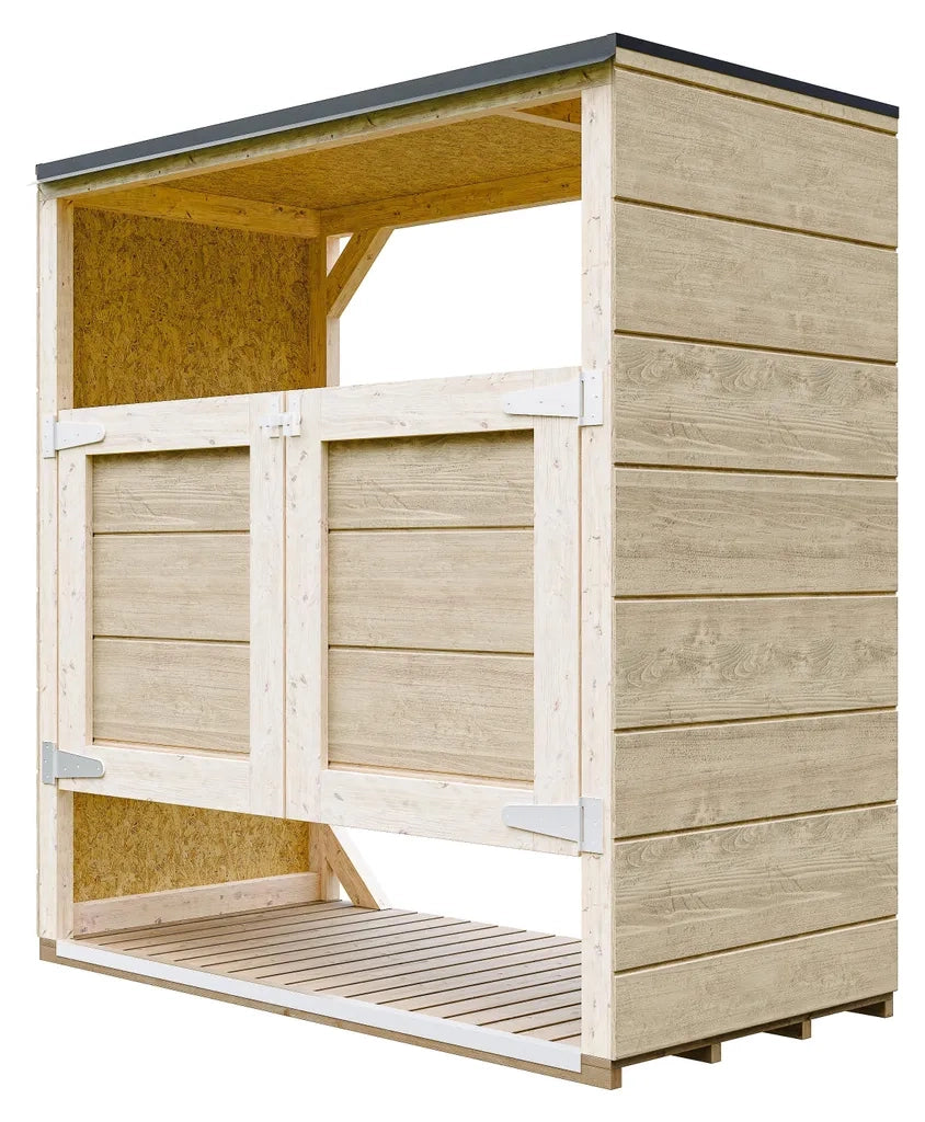 Ricovero per bidoni da giardino 2x240L TIMBELA M980A