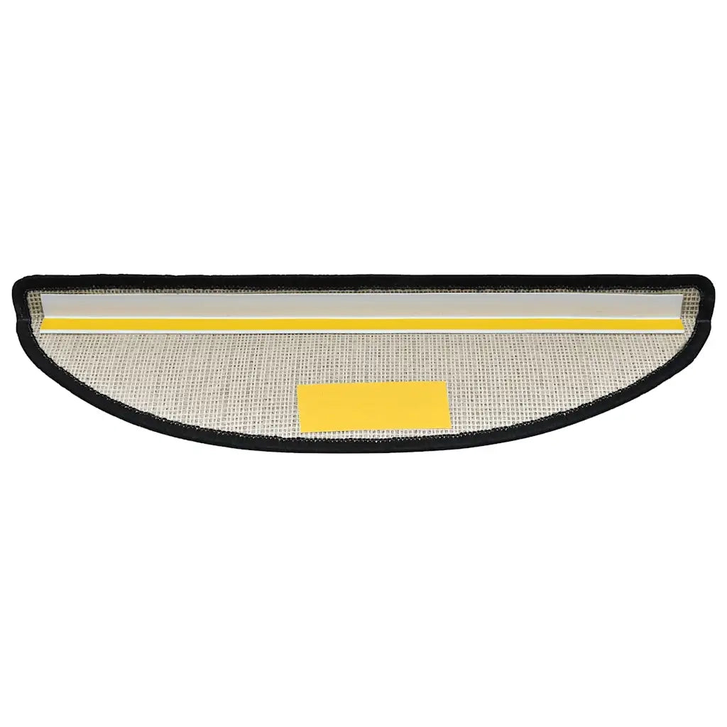 Tappetini per scale 20 pz 56x17x3 cm Antracite Semicircolari 3365781