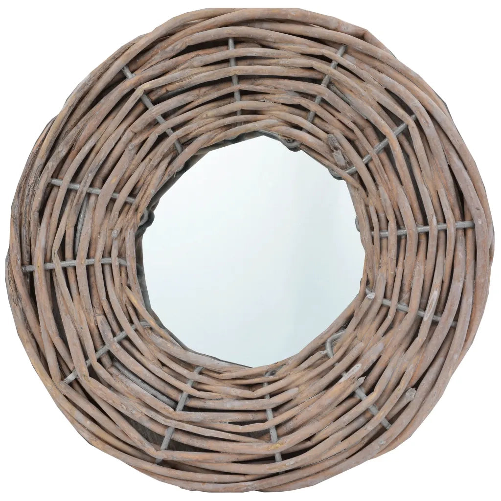 Specchi 3 pz 15 cm in Vimini 287625