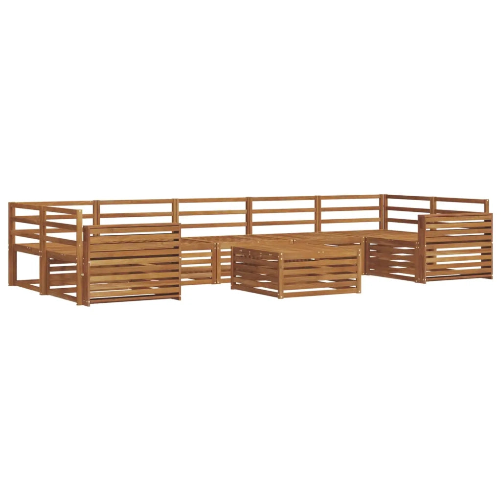 Set di divani da esterno 8 pcs Naturale 3373184