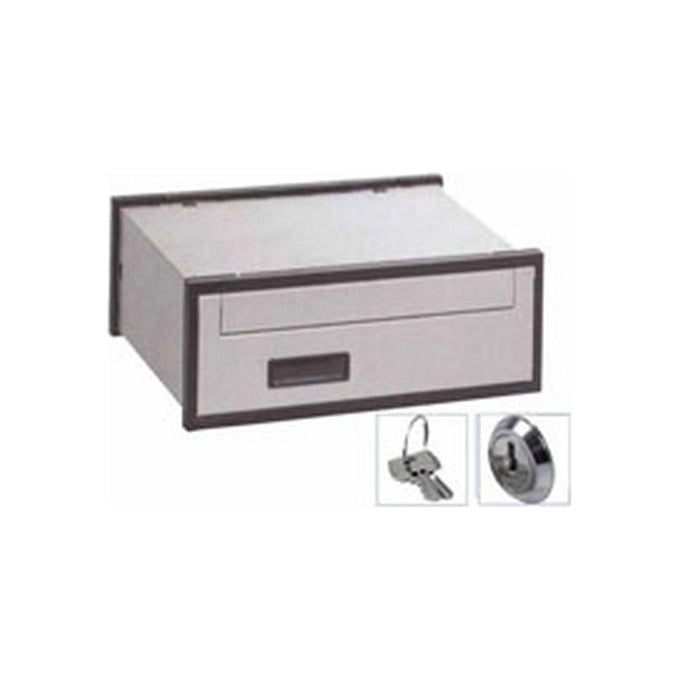 Silmec SC30-303-72 Casellario Postale Componibile in Alluminio con Apertura Posteriore colore Argento