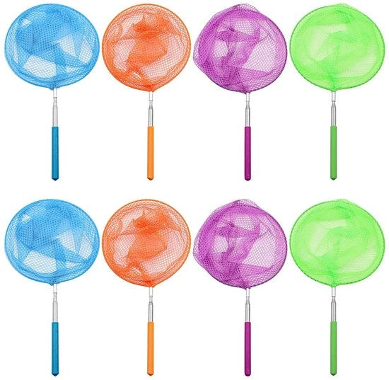 Rete da finestra per bambini 8 pezzi - Flessibile (36-80 cm) - Telescopico - Sostenibile - Inox - Adatto a bambini - Rete per insetti