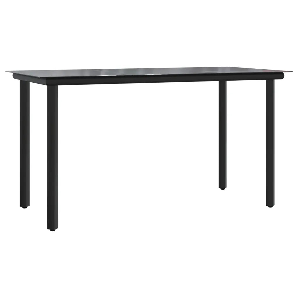 Set da Pranzo da Giardino 9pz con Cuscini Marrone in Polyrattan