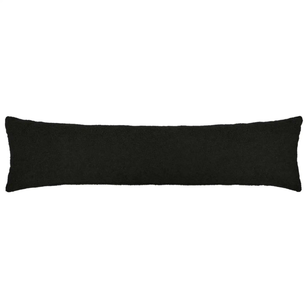 Federa 2 pcs HEERLEN Nero 40 x 145 cm Bouclé 908916