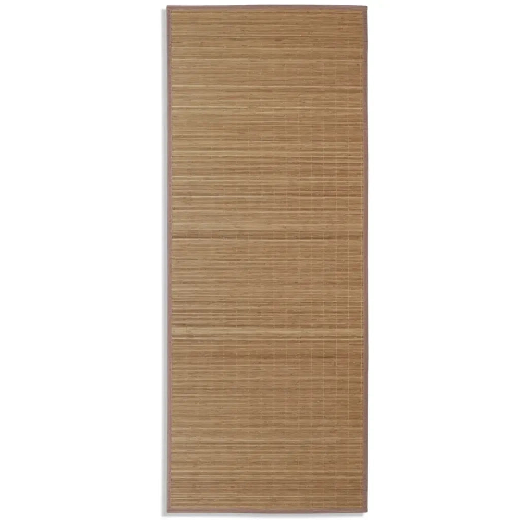 Tappeto del soggiorno | Tappeto Rettangolare in Bamb¨´ Marrone 80 x 200 cm