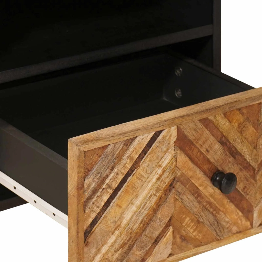Comodino Marrone 50 x 33 x 60 cm Legno di mango massello 4018922