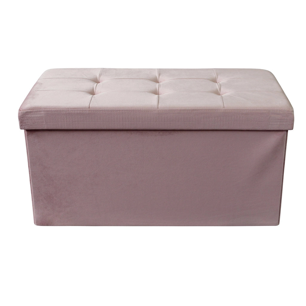 Pouf contenitore in velluto -  MARCUS