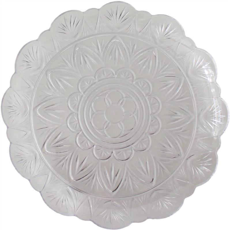 MAURY'S VASSOIO STELLA TONDO IN PLASTICA TRASPARENTE DIAMETRO 33 CM