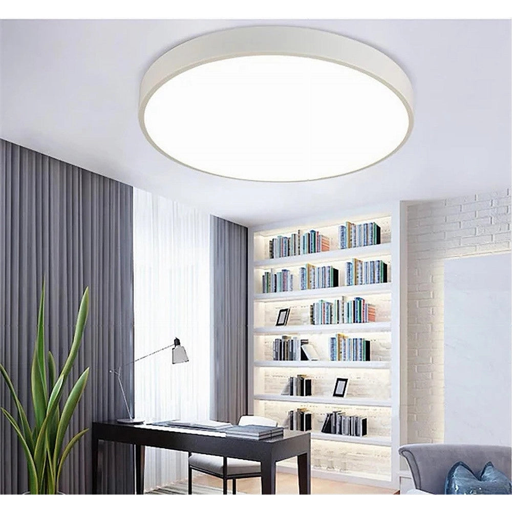 Trade Shop - Plafoniera Led 70w Rotonda Lampada Soffitto Bianca Lampadario Luce Naturale 02560 -