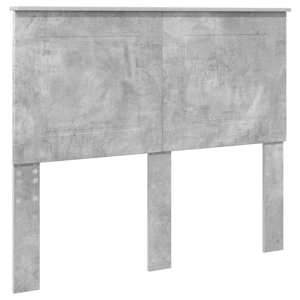 Struttura del letto con cassetto Grigio cemento 135 x 190 cm