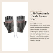 Manichini da Uso Esterno con Riscaldamento USB per l'Inverno con Dita Intermedie e Completa
