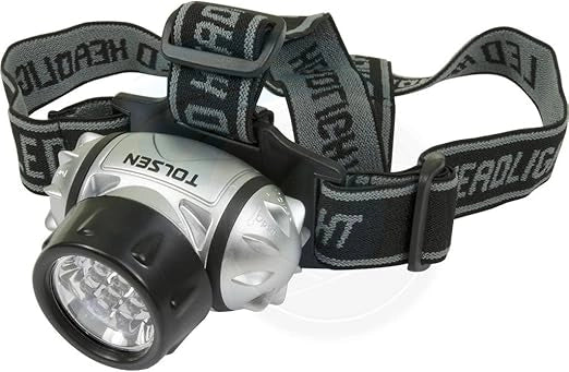 TORCIA DA TESTA CON 7 LED