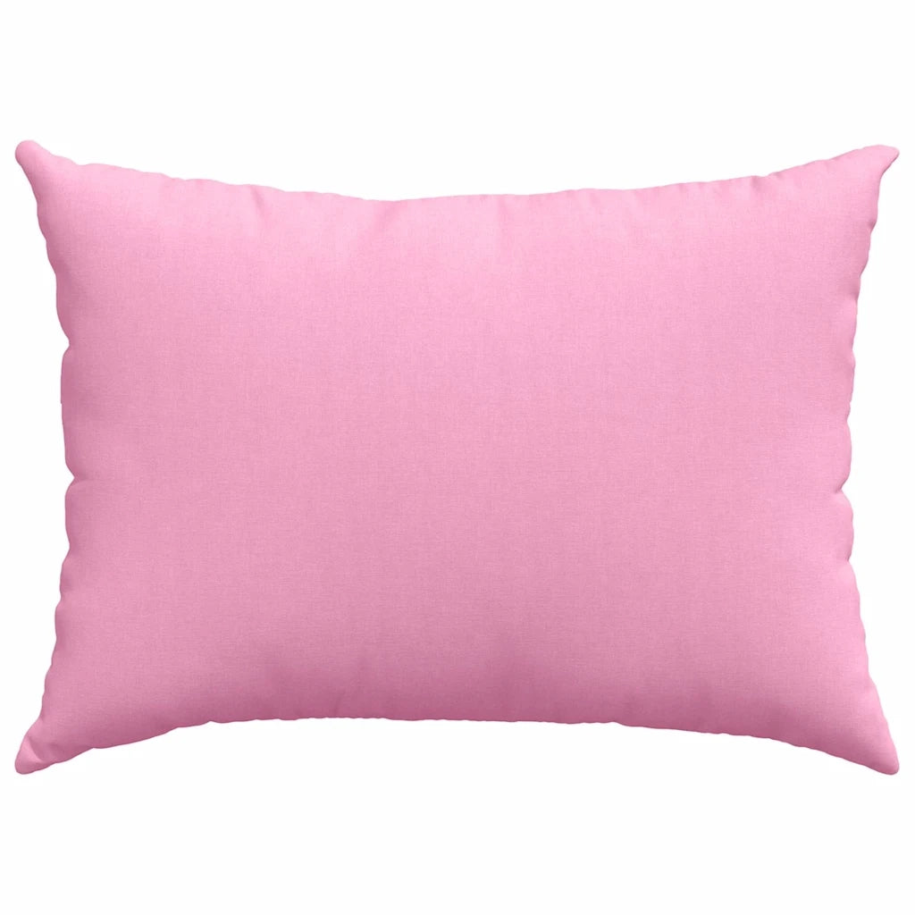 Cuscini da Divano 2 pz-Set di 2 Cuscini per Sofa Rosa 70 x 50 cm Tessuto