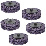 Kit di schiacciapollici 50mm - 5x schiacciapollici - Disco di polimento in nylon - Rimuove ruggine - Rimuove vernice - Resistente agli urti - Disco schiacciapollici