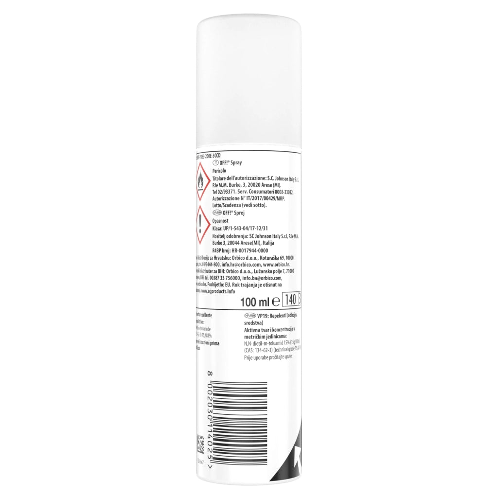 Off! Spray Repellente 100 ml Johnson