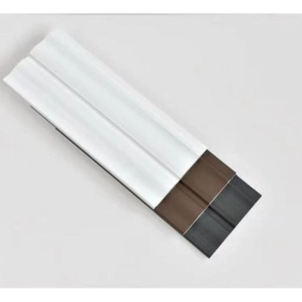 Trade Shop - Pannello Decorativo 3d Bianco 122x290 Cm Effetto Doghe Moderne In Ps -