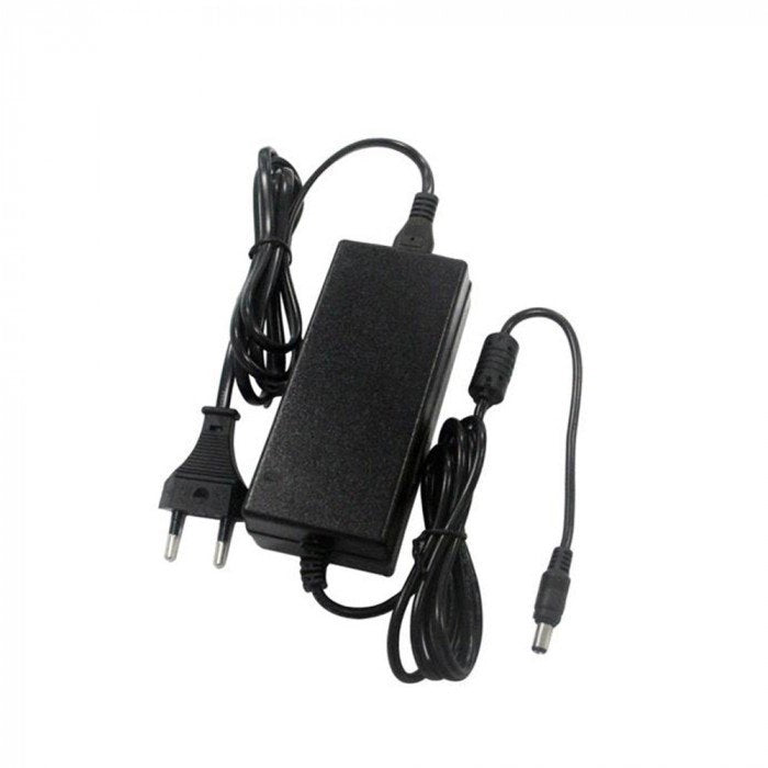 Alimentatore Professionale in Plastica 60W 12V 5A Plug&Play con Jack 2,1 Colore Nero IP44